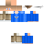 Minecraft skin texture, 64x64 pixels