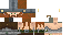 Minecraft skin texture, 64x32 legacy pixels