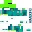 Minecraft skin texture, 64x64 pixels