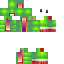 Minecraft skin texture, 64x64 pixels