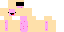 Minecraft skin texture, 64x32 legacy pixels