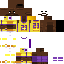 Minecraft skin texture, 64x64 pixels