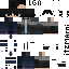 Minecraft skin texture, 64x64 pixels