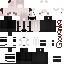 Minecraft skin texture, 64x64 pixels
