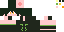Minecraft skin texture, 64x32 legacy pixels