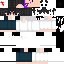 White Minecraft skin texture, 64x64 pixels