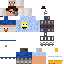 Minecraft skin texture, 64x64 pixels