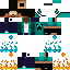 Minecraft skin texture, 64x64 pixels