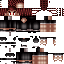 Minecraft skin texture, 64x64 pixels