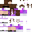 Minecraft skin texture, 64x64 pixels