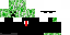 Minecraft skin texture, 64x32 legacy pixels