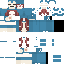 Minecraft skin texture, 64x64 pixels