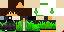 Minecraft skin texture, 64x32 legacy pixels
