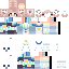 Minecraft skin texture, 64x64 pixels