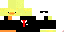 Minecraft skin texture, 64x32 legacy pixels