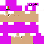 Minecraft skin texture, 64x64 pixels