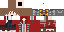 Minecraft skin texture, 64x32 legacy pixels