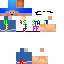 Minecraft skin texture, 64x64 pixels