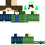 Minecraft skin texture, 64x64 pixels