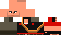 Minecraft skin texture, 64x32 legacy pixels