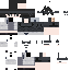 Minecraft skin texture, 64x64 pixels