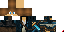 Minecraft skin texture, 64x32 legacy pixels