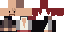 Minecraft skin texture, 64x32 legacy pixels
