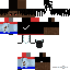 Minecraft skin texture, 64x64 pixels