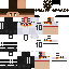 Minecraft skin texture, 64x64 pixels