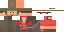Minecraft skin texture, 64x32 legacy pixels