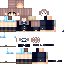 Minecraft skin texture, 64x64 pixels
