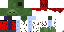 Minecraft skin texture, 64x32 legacy pixels