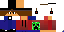 Minecraft skin texture, 64x32 legacy pixels