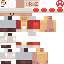 Minecraft skin texture, 64x64 pixels