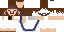 Minecraft skin texture, 64x32 legacy pixels