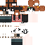 Minecraft skin texture, 64x64 pixels