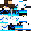 Minecraft skin texture, 64x64 pixels