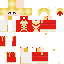 Minecraft skin texture, 64x64 pixels