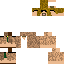 Minecraft skin texture, 64x64 pixels