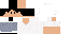 Minecraft skin texture, 64x32 legacy pixels