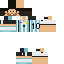 Minecraft skin texture, 64x64 pixels