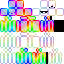 Minecraft skin texture, 64x64 pixels