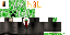 Minecraft skin texture, 64x32 legacy pixels