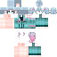 Minecraft skin texture, 64x64 pixels