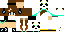 Minecraft skin texture, 64x32 legacy pixels