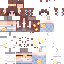 Minecraft skin texture, 64x64 pixels
