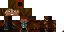 Minecraft skin texture, 64x32 legacy pixels