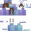 Minecraft skin texture, 64x64 pixels