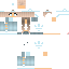 Minecraft skin texture, 64x64 pixels