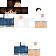 Minecraft skin texture, 64x64 pixels